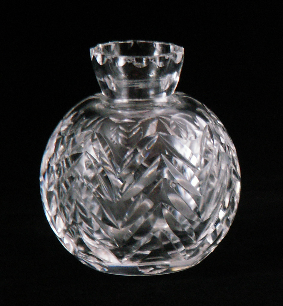 Lead Crystal Wine Glasses with Odo Pattern by W.J. Rozendaal, Set